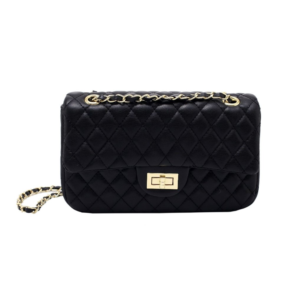 Elegant Design Medium Size Stitched Crossbody Bag